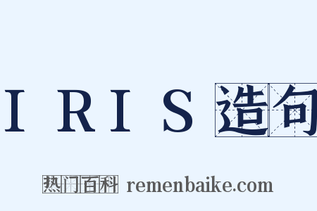 IRIS造句是什么意思的图片
